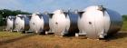 Used- 15,000 Gallon 304 Stainless Steel Agitated Tank. Dish Bottom and Top. Top manway. Equipped with Alsop Model 200- Explo...