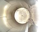 Used- 15,000 Gallon 304 Stainless Steel Agitated Tank. Dish Bottom and Top. Top manway. Equipped with Alsop Model 200- Explo...