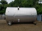 Used-6000 Gallon Stainless Steel Cone Bottom Tank with Flat Top