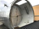 Used-6000 Gallon Stainless Steel Cone Bottom Tank with Flat Top