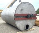 Used-8000 Gallon 304 Stainless Steel Cone Bottom Mix Tank