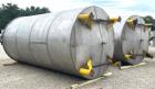 Used-8000 Gallon 304 Stainless Steel Cone Bottom Mix Tank