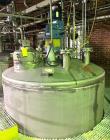 5000 Gallon Jacketed 316 Stainless Steel Dish Bottom Mix Tank