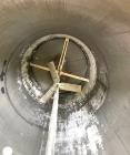 Used- 5000 Gallon Jacketed Stainless Steel Dish Bottom Mix Tank. 7'6