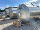 Unused- Rattan Mix Tank, 7000 Gallons. 304 Stainless steel; Dish top, Cone bottom