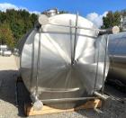 Unused- Rattan Mix Tank, 7000 Gallons. 304 Stainless steel; Dish top, Cone bottom