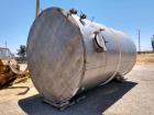 Used- Stainless Tank, Approximately 8,250 Gallon Capacity