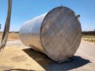 Used- Stainless Tank, Approximately 8,250 Gallon Capacity