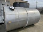 Used- Stainless Tank, Approximately 8,250 Gallon Capacity
