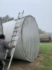 Used-Stainless Steel Tank, Approximately 12,500 Gallon