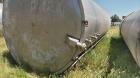 Used-Stainless Steel Bulk Storage Tank, Approximately 8,600 Gallon capacity, 304 Stainless Steel. Vessel measures 94