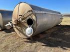 Used- Stainless Steel Insulated Bulk Storage Tank, Approximately 8,600 Gallon capacity, vessel measures 94