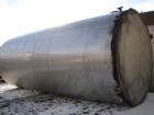 Used-15,000 Gallon Stainless Steel Tank, approximately 10'6