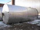 Used-15,000 Gallon Stainless Steel Tank, approximately 10'6