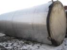 Used-15,000 Gallon Stainless Steel Tank, approximately 10'6