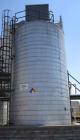 Used- 27,000 Gallon Stainless Steel Storage Tank. Approximately 13'6