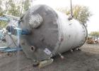 Used- 12,000 Gallon Process Industries Mix Tank. 304 stainless steel construction. Approximately 12' diameter x 16' straight...