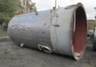 Used- 12,000 Gallon Stainless Steel Tank. 12' diameter x 16' straight side. 4' carbon steel skirt; dished ends. 24