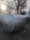 Used-5000 Gallon (approximately) Horizontal Stainless Steel Tank