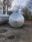 Used-5000 Gallon (approximately) Horizontal Stainless Steel Tank