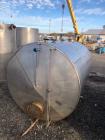 Used-5000 Gallon (approximately) Horizontal Stainless Steel Tank