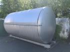 Used-5000 Gallon (approximately) Horizontal Stainless Steel Tank