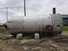 Used-16000 Gallon (approximately) Vertical T304 Stainless Steel Mix Tank