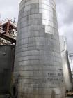 Used-Approximately 16000 gallon Vertical Stainless Steel Tank