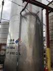 Used-Approximately 11000 Gallon Vertical Stainless Steel Tank