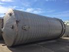 Used- Recon South Carolina Approximately 25,000 Gallon 304 Stainless Steel Vertical Tank. 12’ diameter x 29’ high straight s...