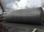 Used-Approximately 25,000 Gallon 304 Stainless Steel Vertical Tank