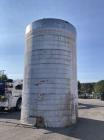 Used-Approximately 16,900 Gallon Vertical Stainless Steel Tank