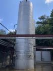 Used Approximately 35,000 Gallon 304 Stainless Steel Tank