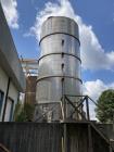 Used-Caslae Industries 25,000 Gallon 316L SS Vertical Tank