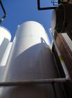 Used 20,000 Gallon Jacketed Silo, mild steel exterior and stainless steel interior. Jacket coils are located in the bottom 1/3 of the tank. 7 1/2 hp, 240/480V, 60 hz. Agitator mounted at bottom side ...