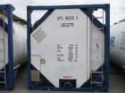 Used 6600 Gallon Single Compartment Insulated ISO Tank Container. 316 stainless steel tank, horizontal. Approximately 7'7