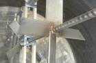 Used 7,200 Gallon Stainless Steel Scrape Agitation Tank. Jacketed, 316L stainless steel, vertical. 10' inside diameter x 11'9''. 18' high, 24'' cone bottom. 3'' tri clamp discharge. Two zone dimple j...