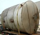 Used- Tank, Approximate 6950 Gallon, 304 Stainless Steel, Vertical. Approximate 120