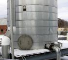 Used: Hammond Iron Works Tank, 15,000 gallon, 316 stainless steel, 11' diameter x 21' high, vertical.  Cone top and flat bot...