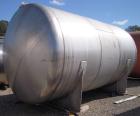 Used: R.A.S. Process Equipment pressure tank, 9000 gallon, 316L stainless steel, horizontal. Approximately 114