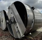 Used 6,800 Gallon 304 SS Mix Tank by ICCNW – Single-Wall, 5 HP Agitator, Load Cells (TK 213)