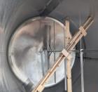 Used ICCNW 6,800 Gallon 304 SS Mixing Tank – Single-Wall, 5 HP Agitator, Load Cells (TK 215)
