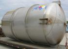 Used Northland Stainless pressure tank, 6500 gallon, 316 stainless steel, vertical. 107 3/8