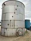 Used-Approximately 30,000 Gallon Vertical Stainless Steel Tank