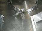 Used DCI Storage Tank, 10,000 gallon capacity, 316L stainless steel, horizontal. 120