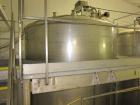Used 6000 gallon SS Single Shell Dome Top & Bottom Vertical Tank; 112