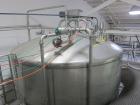 Used 6000 gallon SS Single Shell Dome Top & Bottom Vertical Tank; 112