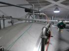 Used 6000 gallon SS Single Shell Dome Top & Bottom Vertical Tank; 112