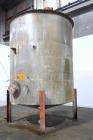 Used Tank, 5000 Gallon, 316 Stainless Steel, Vertical. Approximate 108