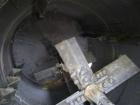 Used Tank, 5500 Gallon, 304 Stainless Steel, Vertical. 96” Diameter x 192” straight side, flat top, coned bottom. Fixed carbon steel agitator bridge with a top entering Chemineer agitator, 4 blade tu...